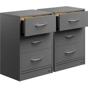 Casaria Eloise Wall Mount Nightstand Modern Timeless Design 3 Drawers Casaria Eloise Wall Mount Nightstand Modern Timeless Design 3 Drawers