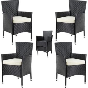 Ensemble de Chaises de Jardin Casaria - Empilables, Résistantes aux Intempéries Ensemble de Chaises de Jardin Casaria - Empilables, Résistantes aux Intempéries