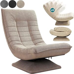 Fauteuil Relax Casaria - 150kg - Crème Fauteuil Relax Casaria - 150kg - Crème