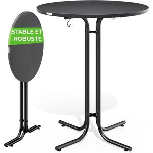Casaria Folding Round Bar Table 70/80x110cm - Indoor/Outdoor Casaria Folding Round Bar Table 70/80x110cm - Indoor/Outdoor