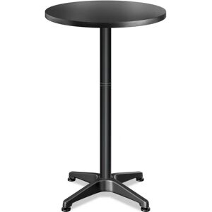 Casaria Adjustable Height Bar & Bistro Table - 60cm Steel Top Casaria Adjustable Height Bar & Bistro Table - 60cm Steel Top