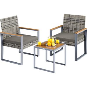Casaria Garden Furniture Set - WPC/Acacia, 3 pcs Casaria Garden Furniture Set - WPC/Acacia, 3 pcs