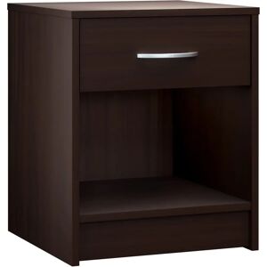 Casaria Hamburg Nightstand - 50x40x35cm - Wengé Casaria Hamburg Nightstand - 50x40x35cm - Wengé