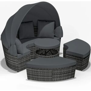 Casaria Sun island Ø 185cm anthracite (996741) Casaria Sun island Ø 185cm anthracite (996741)