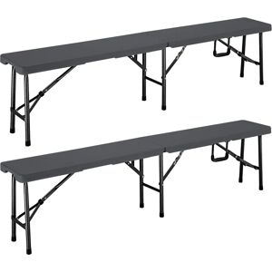 Casaria Beer Bench Set of 2 - Outdoor, Durable, Foldable Casaria Beer Bench Set of 2 - Outdoor, Durable, Foldable