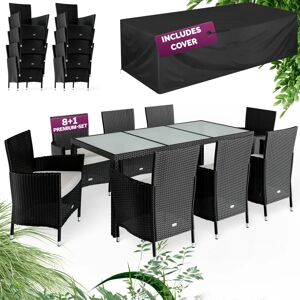 Casaria Garden Sofa Set Bali 9 pcs - Garden Sofa Set Casaria Garden Sofa Set Bali 9 pcs - Garden Sofa Set