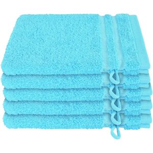 SCHIESSER Milano 5er Baumwoll Waschlappen-Set - Badetücher SCHIESSER Milano 5er Baumwoll Waschlappen-Set - Badetücher