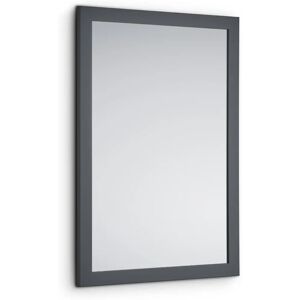 MIRRORS AND MORE KIM Wandspiegel - Rechteckig Matt Grau - 48x68cm MIRRORS AND MORE KIM Wandspiegel - Rechteckig Matt Grau - 48x68cm