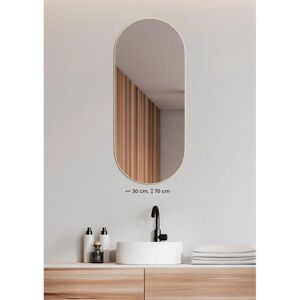 MIRRORS AND MORE Josephine Gold Oval Wandspiegel MIRRORS AND MORE Josephine Gold Oval Wandspiegel