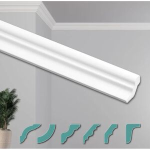 HEXIM Moulures de Plafond en XPS Blanc - 20m Profils Décoratifs - Publicité HEXIM Moulures de Plafond en XPS Blanc - 20m Profils Décoratifs - Publicité