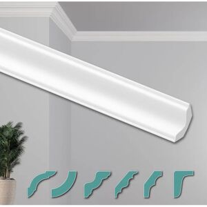 HEXIM Modèle ZG16 Moulure de Plafond Blanche - Profil Décoratif Moderne Pack 30m - Publicité HEXIM Modèle ZG16 Moulure de Plafond Blanche - Profil Décoratif Moderne Pack 30m - Publicité