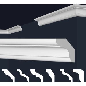 MARBET DESIGN - E-24 - 29x29mm - Blanc - Cornice - Publicité MARBET DESIGN - E-24 - 29x29mm - Blanc - Cornice - Publicité