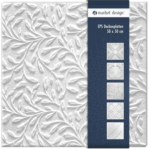 MARBET DESIGN - Wiosna - 50x50 cm - EPS Blanc - Panneaux plafond - Publicité MARBET DESIGN - Wiosna - 50x50 cm - EPS Blanc - Panneaux plafond - Publicité