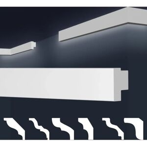 Marbet Design Moulure XPS Blanche - 2m E-44 - Décoration Intérieure - Publicité Marbet Design Moulure XPS Blanche - 2m E-44 - Décoration Intérieure - Publicité