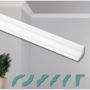 HEXIM ZG3 Moulure pour plafond - 2m Blanc - Publicité HEXIM ZG3 Moulure pour plafond - 2m Blanc - Publicité
