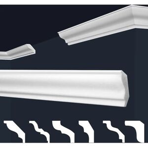 Marbet Design Moulures blanches pour murs et plafonds - E-4 - 30x30mm - Publicité Marbet Design Moulures blanches pour murs et plafonds - E-4 - 30x30mm - Publicité