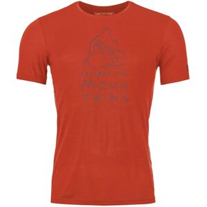 Ortovox Herren Funktionsshirt 150 Cool Mountain Protector rot - Functional Shirt Ortovox Herren Funktionsshirt 150 Cool Mountain Protector rot - Functional Shirt