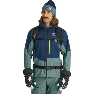 Veste softshell homme Ortovox Mesola - bleu/vert - XL - Publicité Veste softshell homme Ortovox Mesola - bleu/vert - XL - Publicité