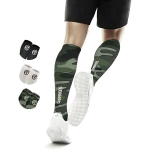 Chaussettes de compression Rehband QD Vert - Course & Voyage - Publicité Chaussettes de compression Rehband QD Vert - Course & Voyage - Publicité