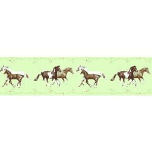 Profhome 358381-GU Green Animal Border Wallcovering - Wallpaper Profhome 358381-GU Green Animal Border Wallcovering - Wallpaper