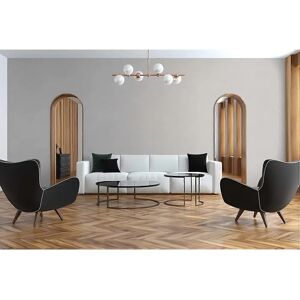 Profhome 379024-GU Papel Pintado No Tejido Plateado Texturizado - Decoración de Pared Profhome 379024-GU Papel Pintado No Tejido Plateado Texturizado - Decoración de Pared