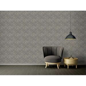 Profhome 935836-GU Plata Gris Marrón Floral Texturizado Papel Pintado - Revestimiento de Pared Profhome 935836-GU Plata Gris Marrón Floral Texturizado Papel Pintado - Revestimiento de Pared