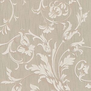 Profhome Beige Textile Wallpaper - Wall Decor - 956331-GU Profhome Beige Textile Wallpaper - Wall Decor - 956331-GU