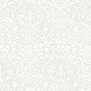 Profhome 961932-GU Textile Wallcovering - Textured Matte White - 0.53x10.05m - Wallcovering Profhome 961932-GU Textile Wallcovering - Textured Matte White - 0.53x10.05m - Wallcovering