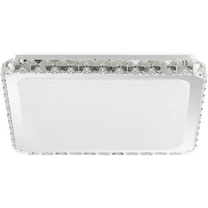 Lindby Lorand moderne LED-Deckenleuchte - Weiß, Kristalelemente, Fernbedienung Lindby Lorand moderne LED-Deckenleuchte - Weiß, Kristalelemente, Fernbedienung