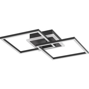 Lindby Fjardo Modern Black Aluminum LED Ceiling Light - Ceiling Light Lindby Fjardo Modern Black Aluminum LED Ceiling Light - Ceiling Light