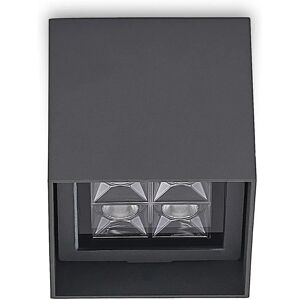 Lindby Eveta Moderne schwarze Aluminium Außen-Deckenleuchte Lindby Eveta Moderne schwarze Aluminium Außen-Deckenleuchte