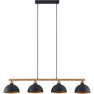 Lindby Tirzana Svart Metall Taklampe - 4 Lys Lindby Tirzana Svart Metall Taklampe - 4 Lys