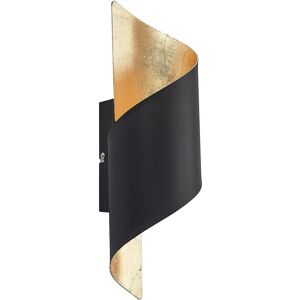 Lindby Modern Black Gold Wall Lamp - 1 Light E14 Lindby Modern Black Gold Wall Lamp - 1 Light E14