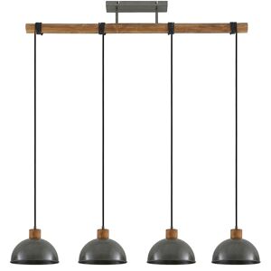 Lindby Durbis Vintage Brunt Træpendel - 4 E27 Pærer Lindby Durbis Vintage Brunt Træpendel - 4 E27 Pærer
