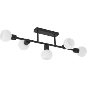 Lindby Moderne Lampe de Plafond Noire 5 Lumières - Luminaire de plafond - Publicité Lindby Moderne Lampe de Plafond Noire 5 Lumières - Luminaire de plafond - Publicité