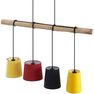 Lindby Hinai Pendant Lamp - Multicolor Textile - 116cm Lindby Hinai Pendant Lamp - Multicolor Textile - 116cm