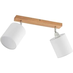 Lindby Imarin Ceiling Spotlight - Adjustable, Wooden Accents Lindby Imarin Ceiling Spotlight - Adjustable, Wooden Accents