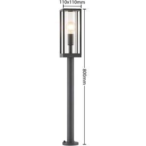Lindby Giavanna Outdoor Lamp - Modern Gray Aluminum 80cm Lindby Giavanna Outdoor Lamp - Modern Gray Aluminum 80cm
