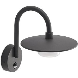Lucande Zamalino Lámpara de Pared Exterior Gris con Sensor Lucande Zamalino Lámpara de Pared Exterior Gris con Sensor