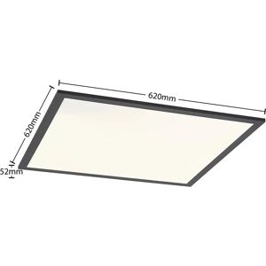 Lindby Nelios LED Ceiling Light - Modern Black 62cm Lindby Nelios LED Ceiling Light - Modern Black 62cm