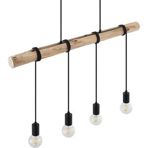 Lindby Ferris Wooden Pendant Lamp - 4 Lights - Cozy Vintage Style Lindby Ferris Wooden Pendant Lamp - 4 Lights - Cozy Vintage Style
