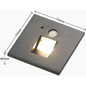 Arcchio Neru LED Wall Light with Sensor - Modern, Black Arcchio Neru LED Wall Light with Sensor - Modern, Black