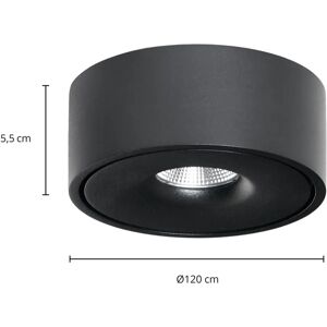 Arcchio Modern Black Aluminum Ceiling Light Rotari - LED Arcchio Modern Black Aluminum Ceiling Light Rotari - LED