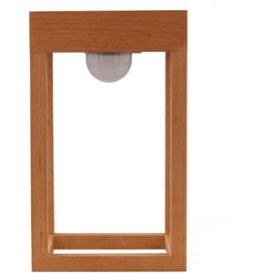 Lindby Peransa Solar Garden Lamp - Brown Wood - Modern Weatherproof Design Lindby Peransa Solar Garden Lamp - Brown Wood - Modern Weatherproof Design