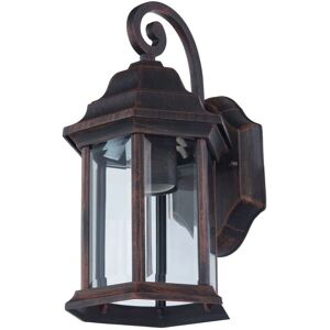 Lindby Daaje Wall Lamp - Rusty Aluminum Outdoor Light - E27 Lindby Daaje Wall Lamp - Rusty Aluminum Outdoor Light - E27