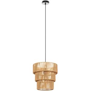 Lindby Elvoria Hängeleuchte - Naturgras & Hellholz - Hängeleuchte Lindby Elvoria Hängeleuchte - Naturgras & Hellholz - Hängeleuchte