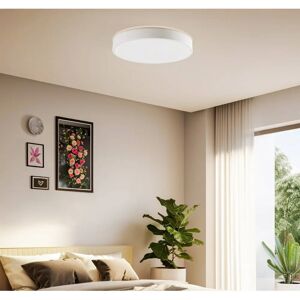 Lindby Innes Moderne Weiße LED-Deckenleuchte - 38cm RGB CCT Lindby Innes Moderne Weiße LED-Deckenleuchte - 38cm RGB CCT