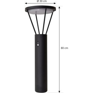 Lucande Elario Solar Lamp Black Aluminum Lucande Elario Solar Lamp Black Aluminum