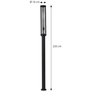 Lucande Outdoor Lamp Alivaro - IP65 Water Resistant, Black Aluminum Lucande Outdoor Lamp Alivaro - IP65 Water Resistant, Black Aluminum