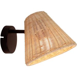 Lindby Vegglampe Zyralia - Tre & Rattan - Koselig Atmosfære - E27 Lindby Vegglampe Zyralia - Tre & Rattan - Koselig Atmosfære - E27